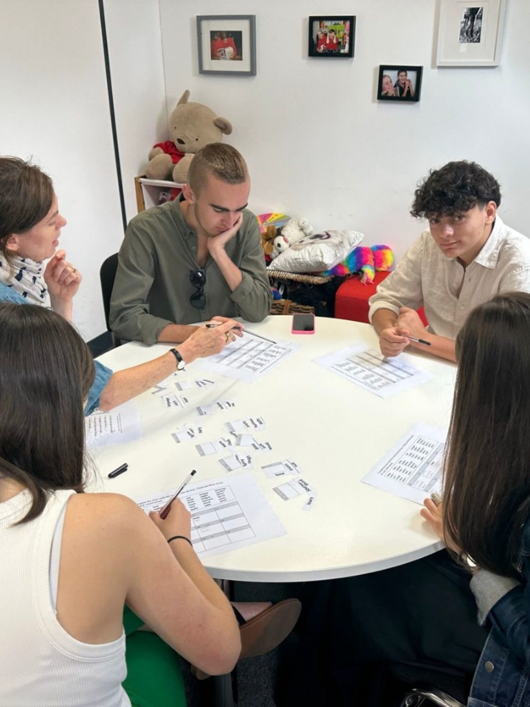 Students in the VICI classroom